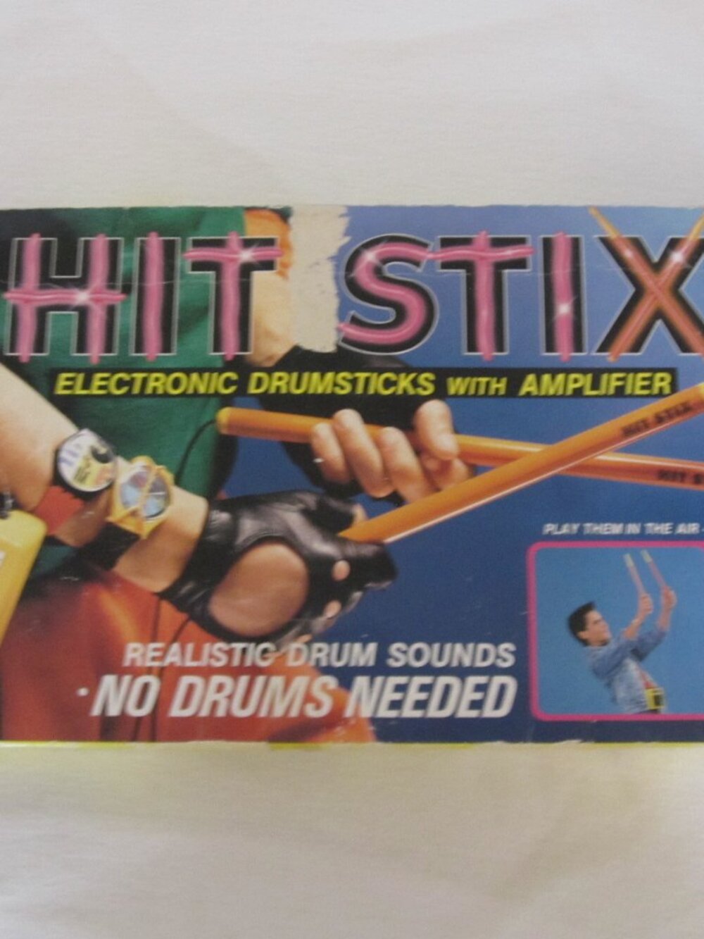 1988 Nasta Hit Stix - Electronic Drumsticks - in orig. Box, for parts/repair